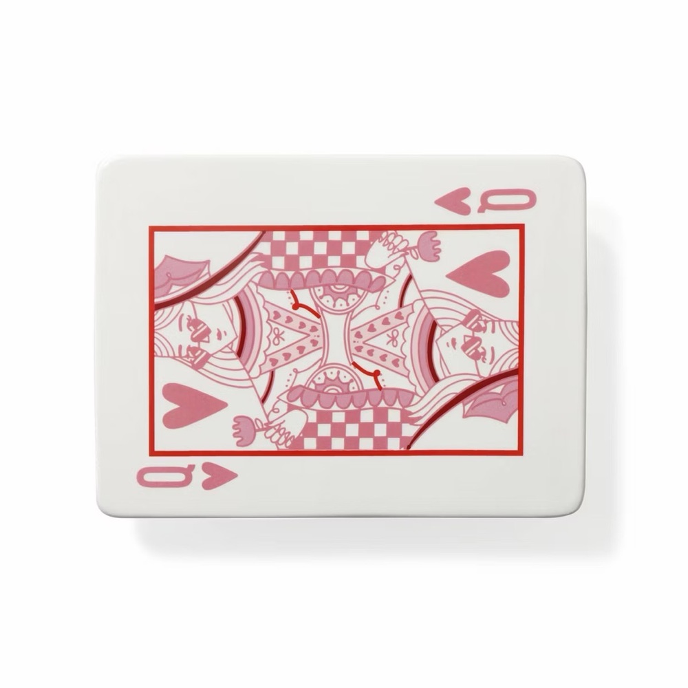 Target Queen of Hearts Serveware Tray with Feet - Picture 2 of 3